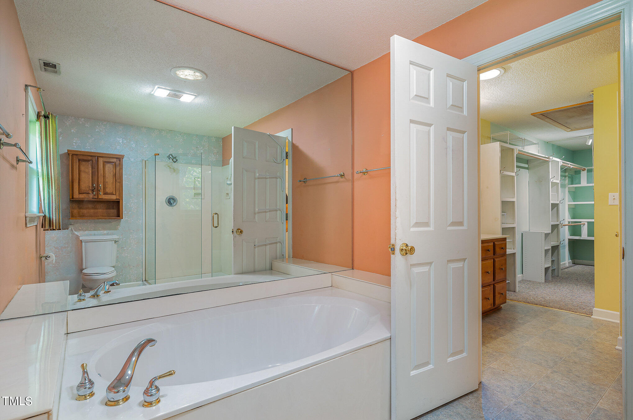 2887 Micro Road West Selma, NC 27576 - Photo 28 of 48 a spacious bathroom with a shower and a sink