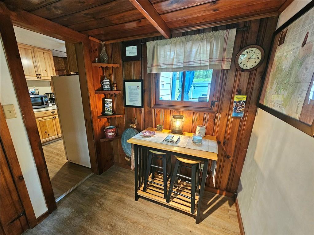 60 Nelson Road Ohiopyle, PA 15470 - Photo 18 of 46 Between the Living room and Kitchen is a Breakfast Nook