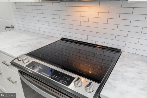 a close view of stove
