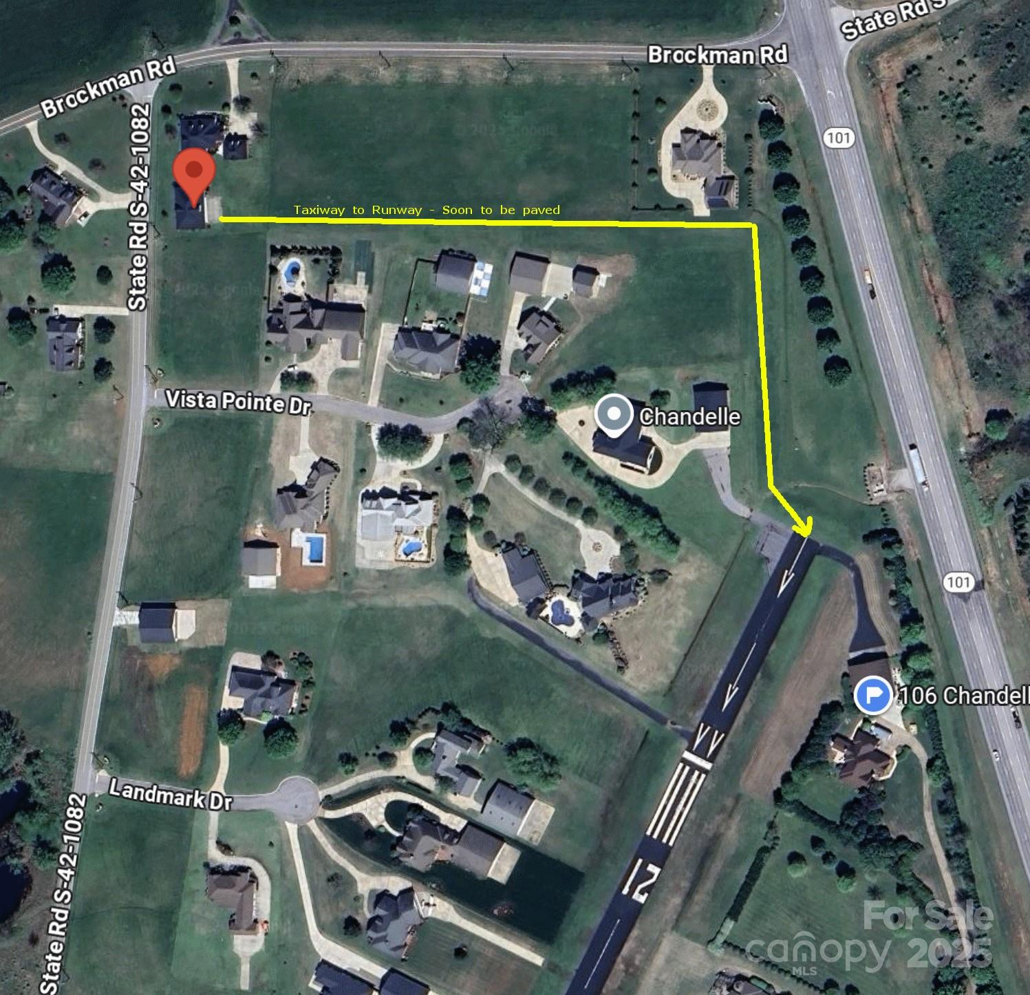 1004 Brockman Road Greer, SC 29651 - Photo 29 of 46 an aerial view of a house