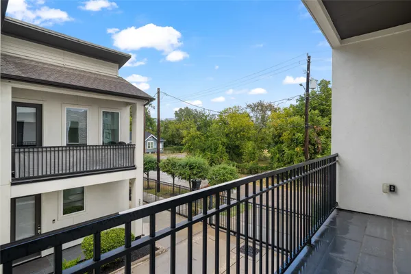 a view of a house with a deck