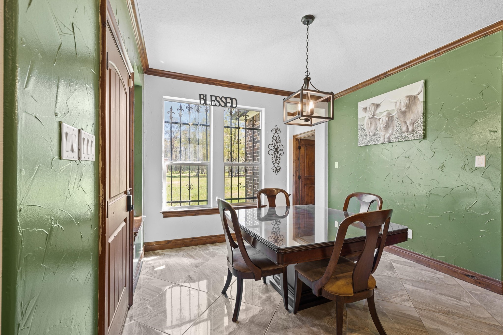 826 Oak Bend Loop Cleveland, TX 77328 - Photo 14 of 50 a view of a dining room with furniture window and outside view