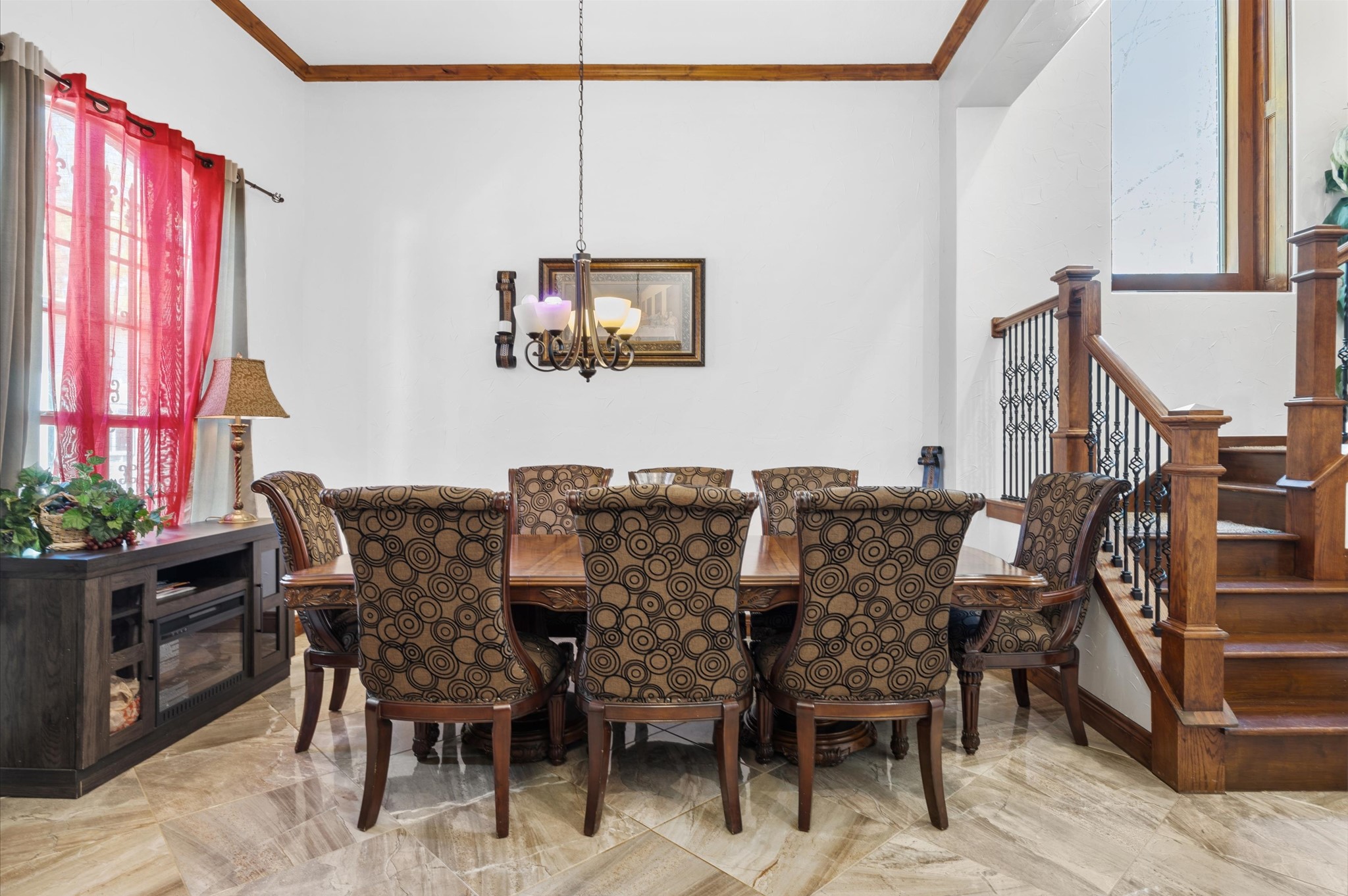 826 Oak Bend Loop Cleveland, TX 77328 - Photo 9 of 50 a view of a dining room with furniture and window