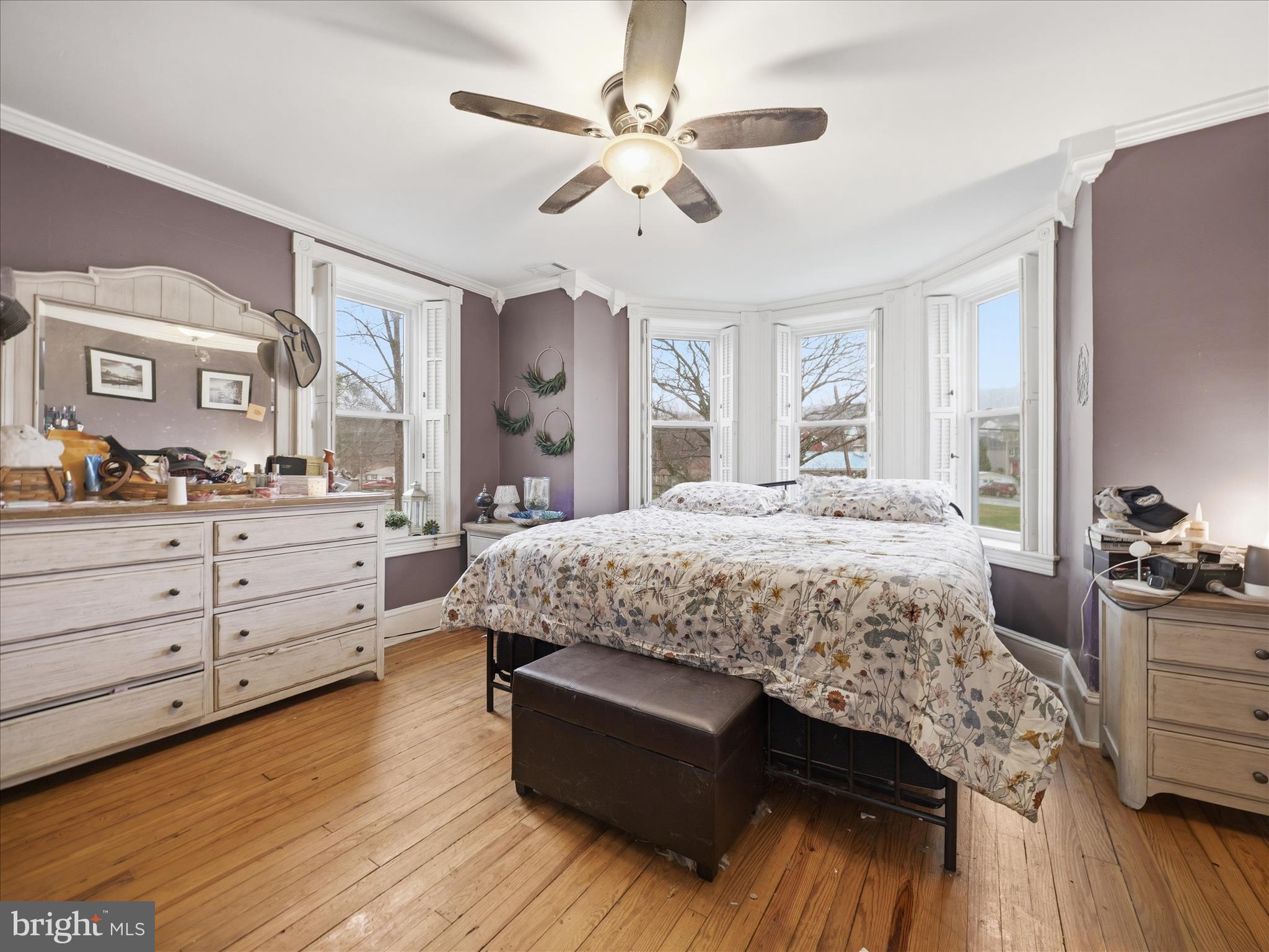 14147 Lower Edgemont Road Waynesboro, PA 17268 - Photo 25 of 45 a bedroom with a bed and wooden floor