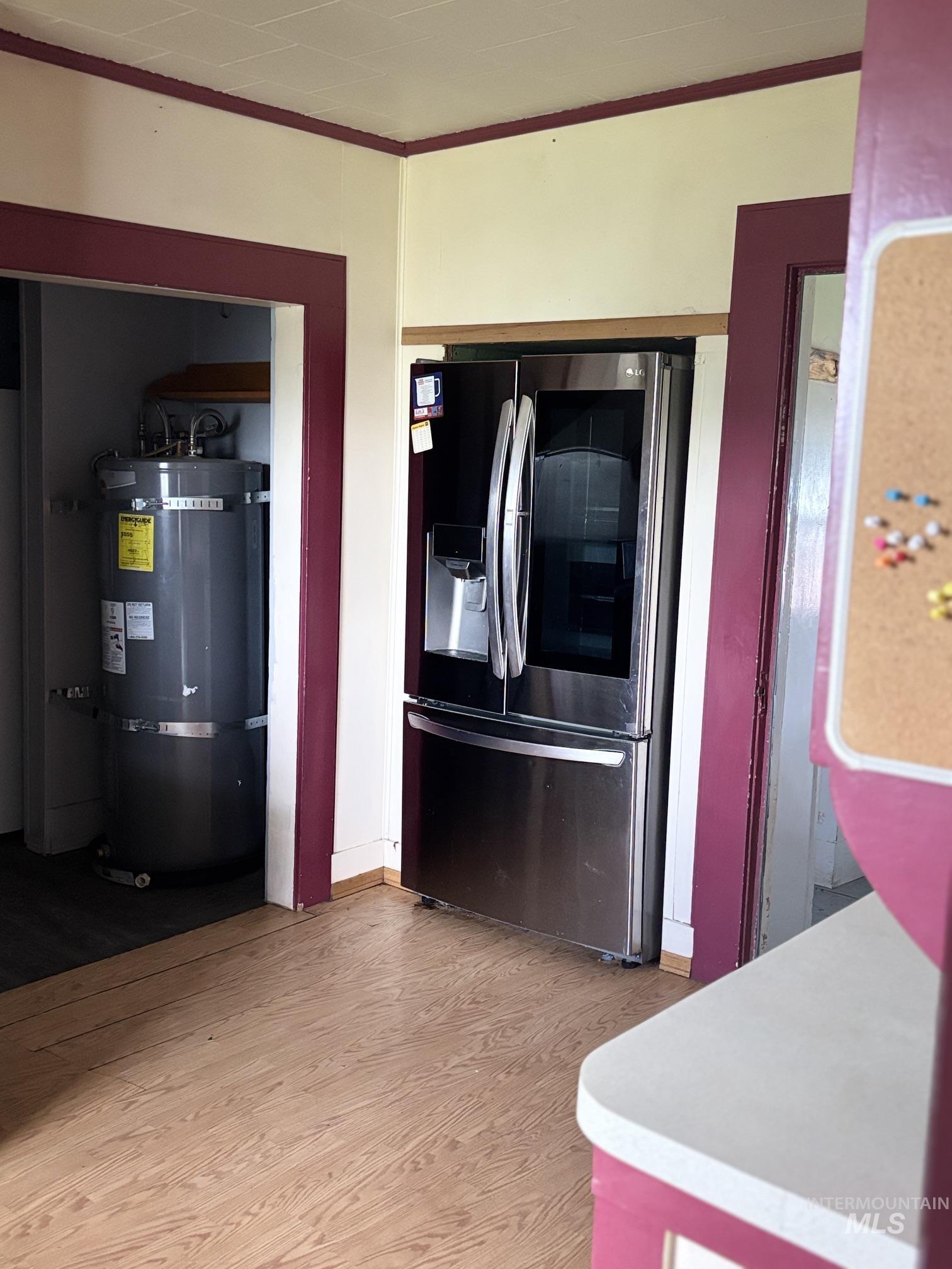 845 Malone Hill Road Pomeroy, WA 99347 - Photo 24 of 30 Stainless steel refrigerator with a water dispenser