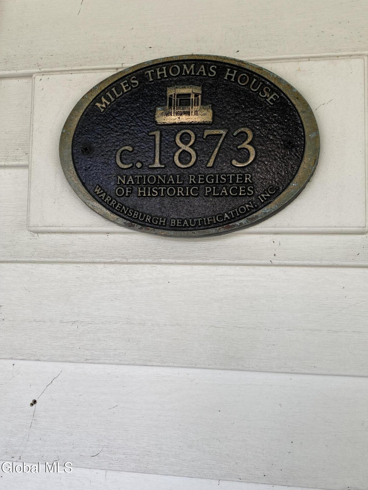 3847 Main Street Warrensburg, NY 12885 - Photo 35 of 35 Historic Plaque