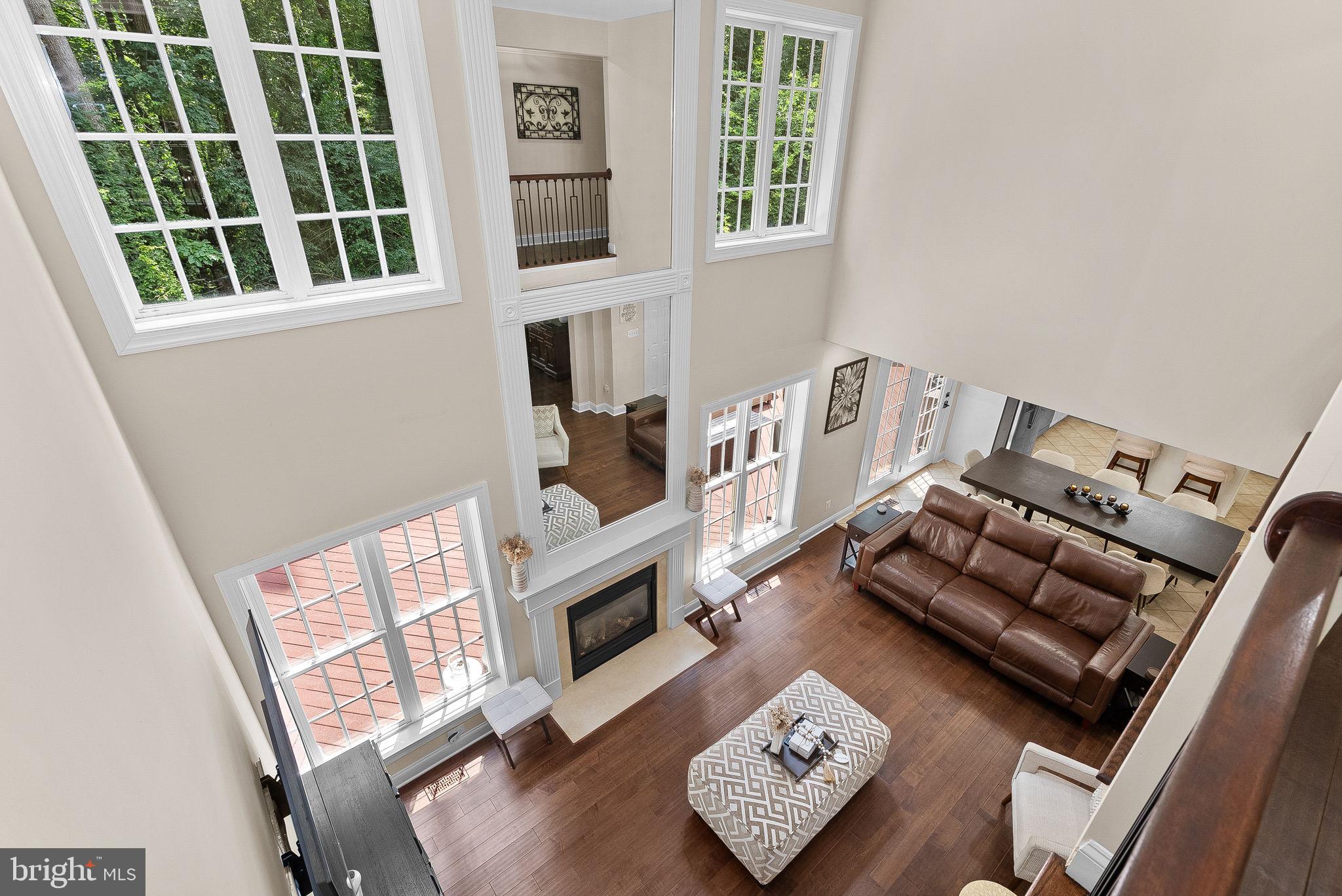 7214 Calamo Street Springfield, VA 22150 - Photo 38 of 77 Two-story foyer from above