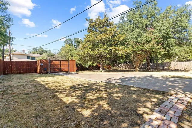 a view of outdoor space and yard