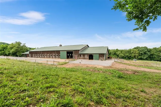a outdoor space with furniture