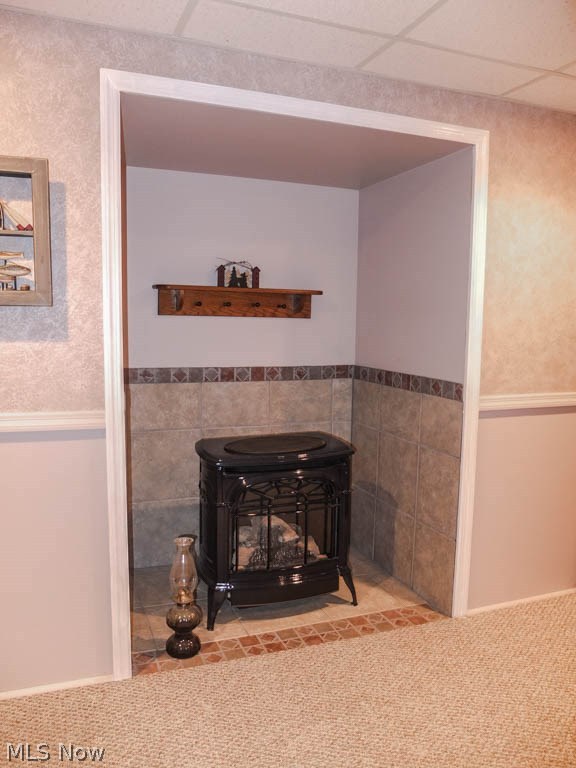 3225 Shellhart Road Norton, OH 44203 - Photo 15 of 23 Gas heater in the rec room.