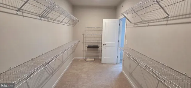 a view of walk in closet