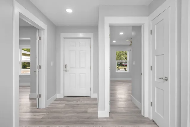 wooden floor in an empty room