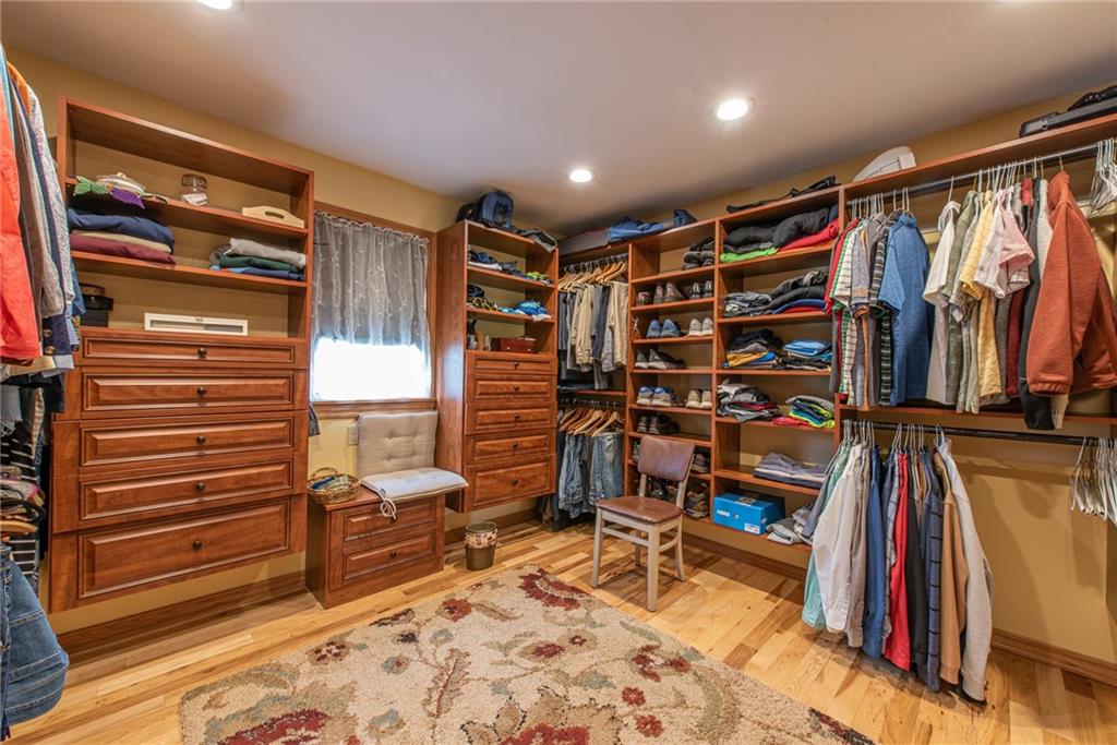 1453 Airport Road Vandergrift, PA 15690 - Photo 22 of 48 a view of walk in closet with clothes and shoes