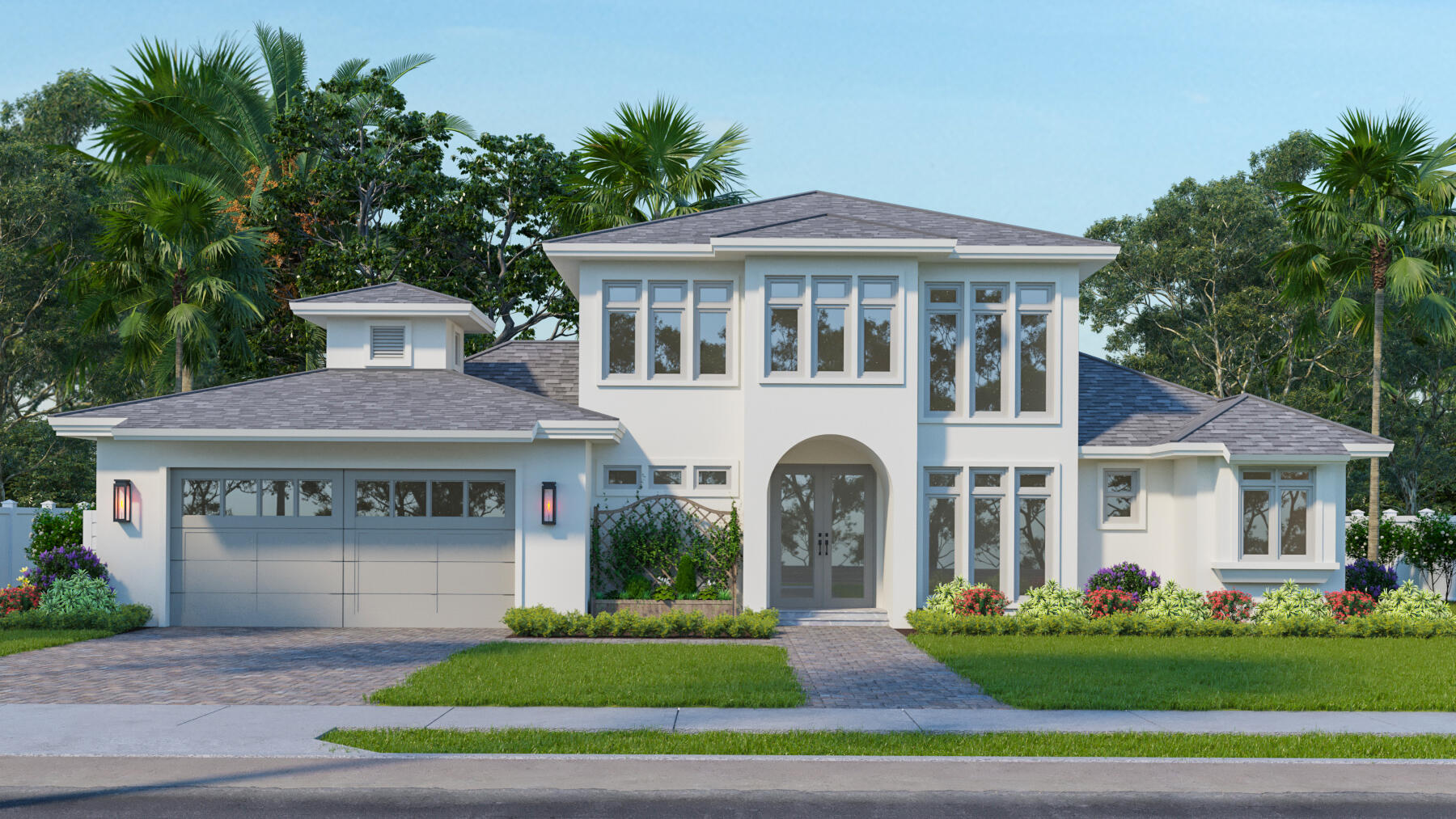 1422 Driftwood Point Road Santa Rosa Beach, FL 32459 - Photo 1 of 3 a front view of a house with a garden