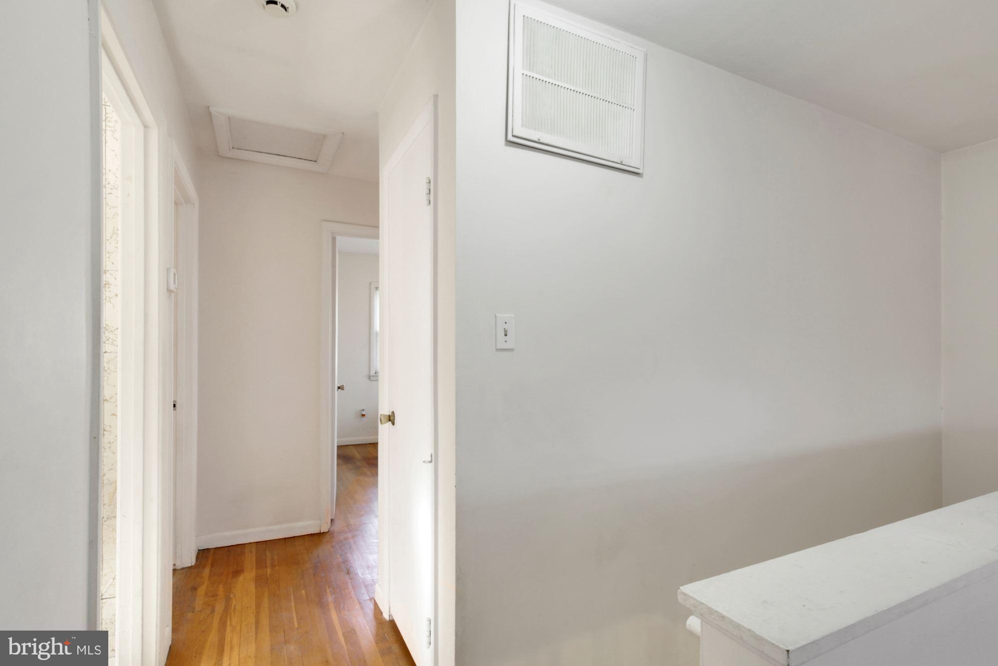 Hallway leading to bedrooms
