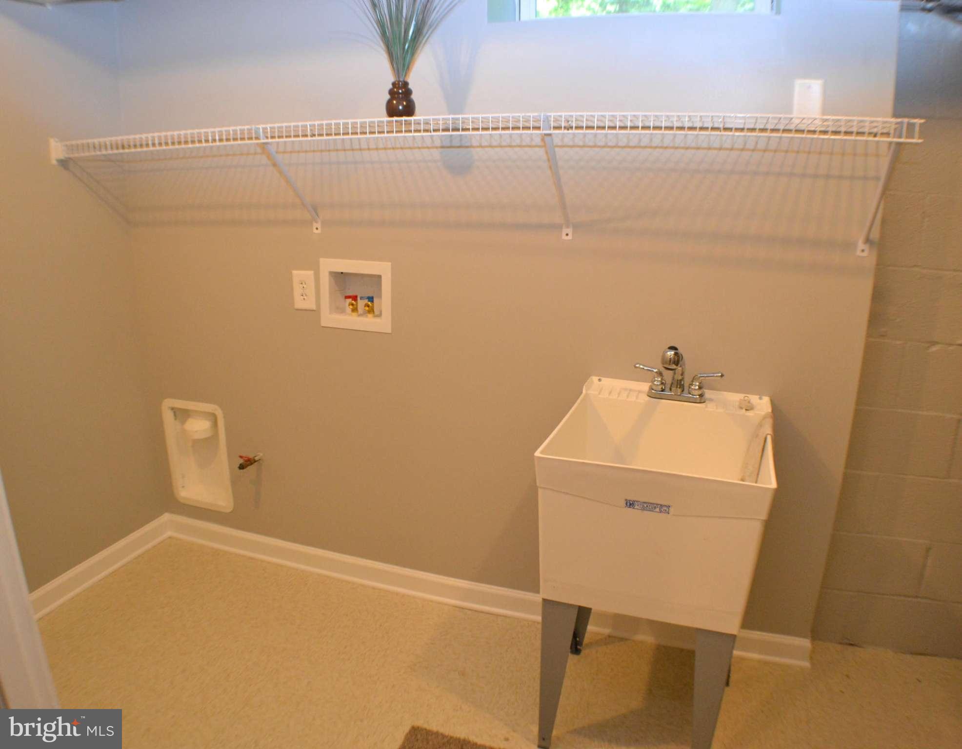 1302 Ava Road Severn, MD 21144 - Photo 29 of 30 Large Laundry Room w/Laundry Tub