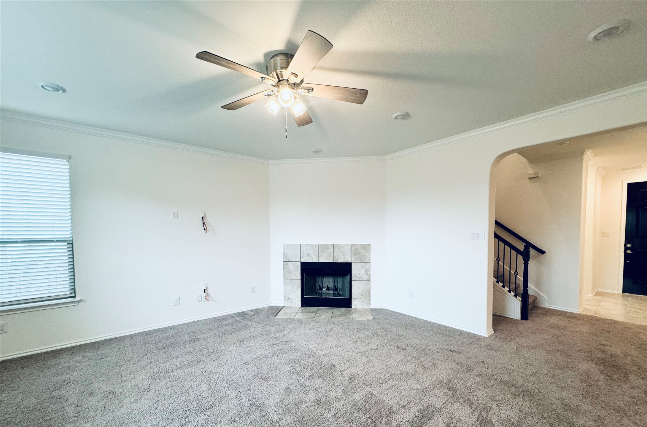 709 Jud Allen Way Leander, TX 78641 - Photo 10 of 29 Living Room with Fireplace