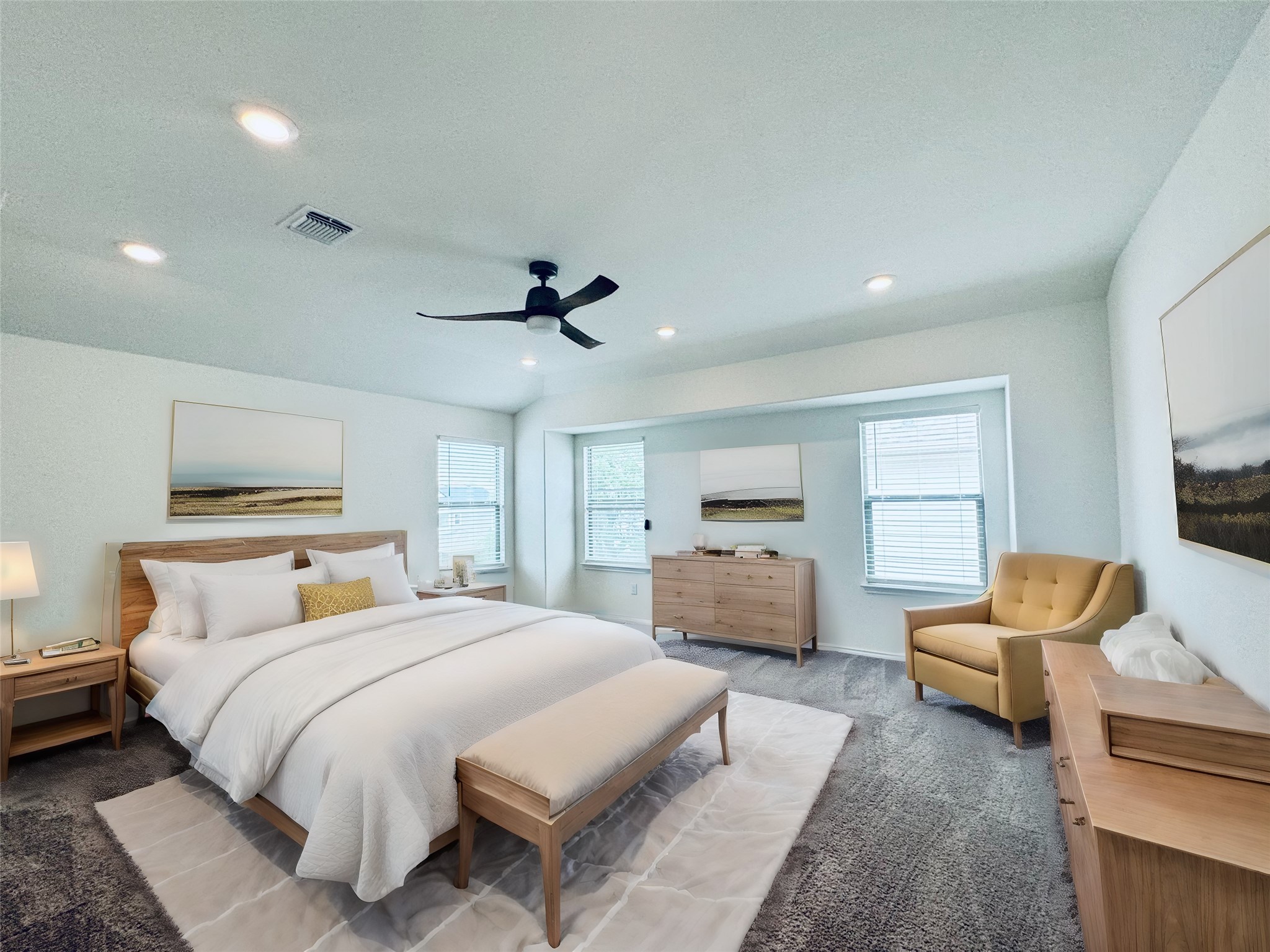 709 Jud Allen Way Leander, TX 78641 - Photo 17 of 29 Primary Bedroom Virtual Staging Second Floor