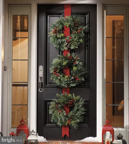 a view of a flower room with wooden floor