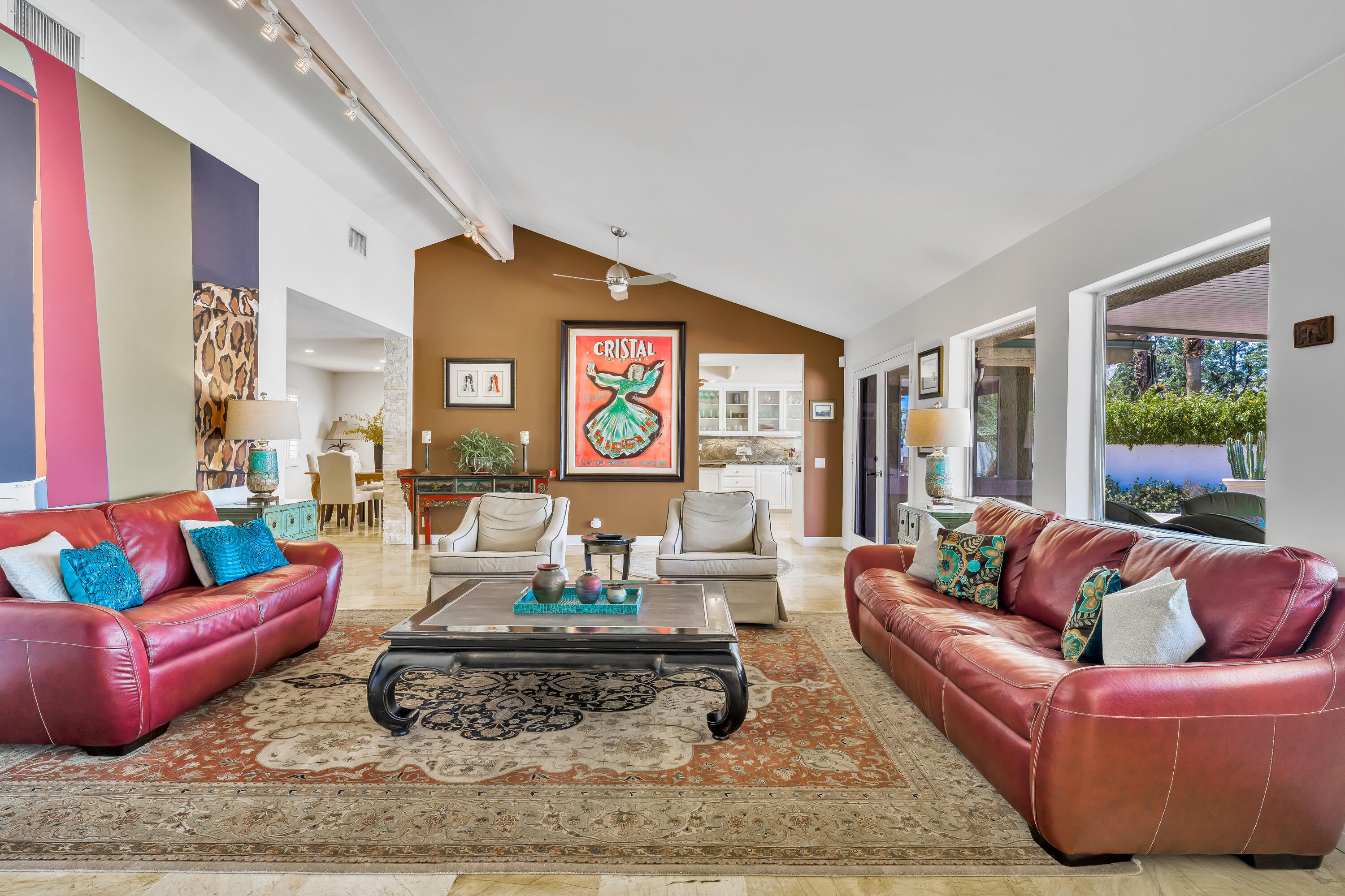 73005 Haystack Road Palm Desert, CA 92260 - Photo 14 of 45 a living room with furniture window and a table