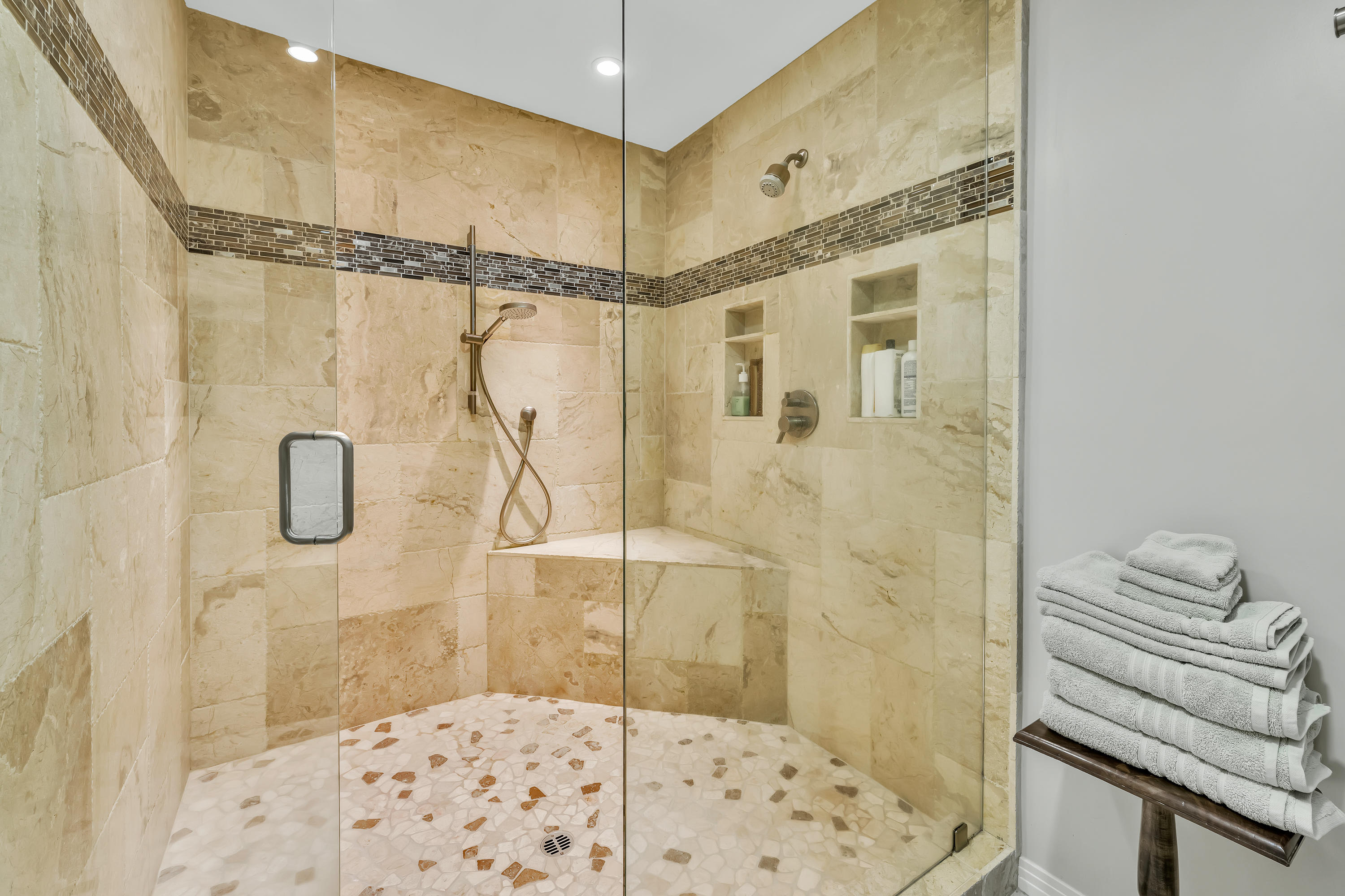 73005 Haystack Road Palm Desert, CA 92260 - Photo 29 of 45 a bathroom with a shower