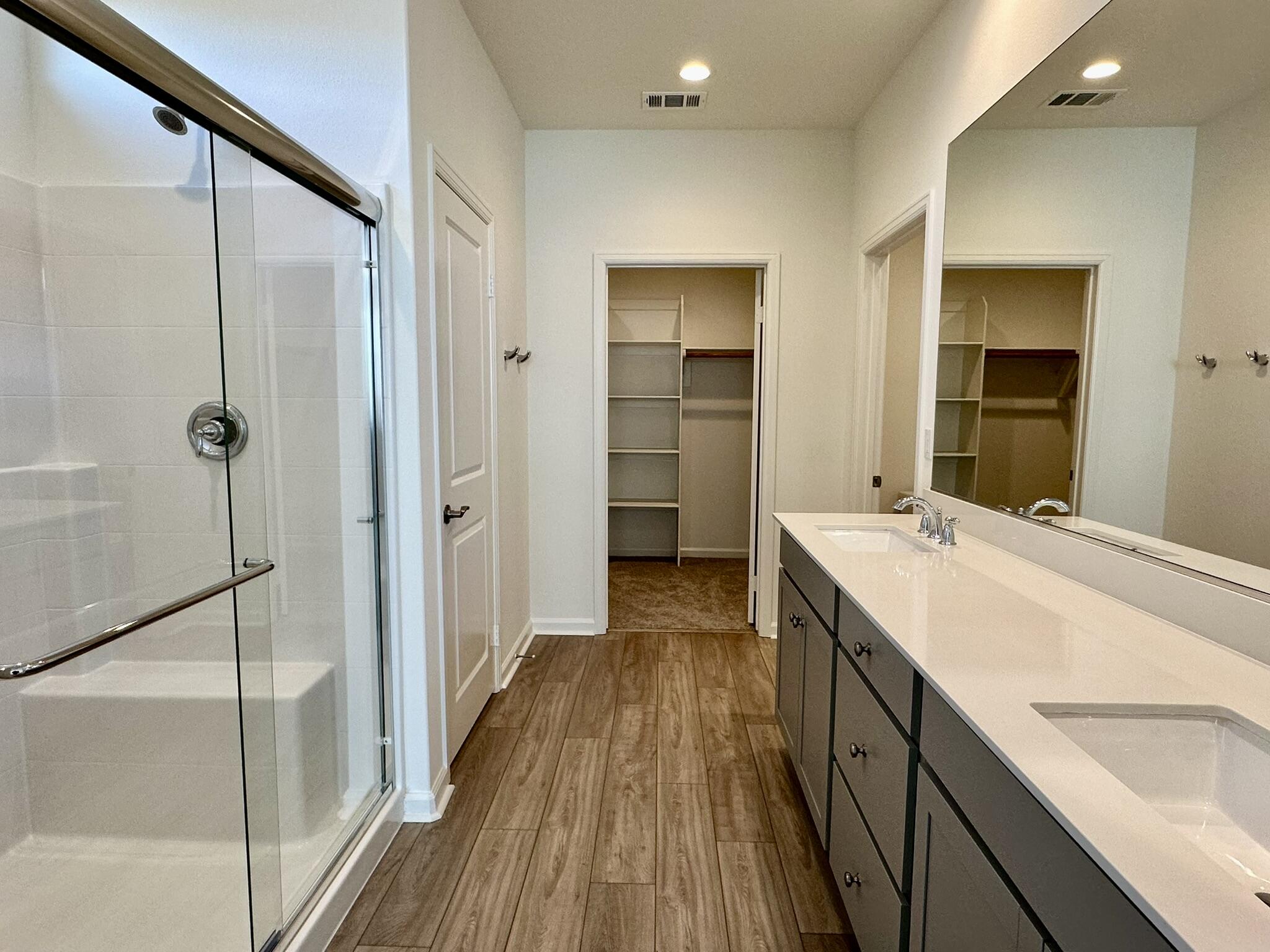 78879 Fortuna Place Palm Desert, CA 92211 - Photo 8 of 25 a spacious bathroom with a shower and a sink