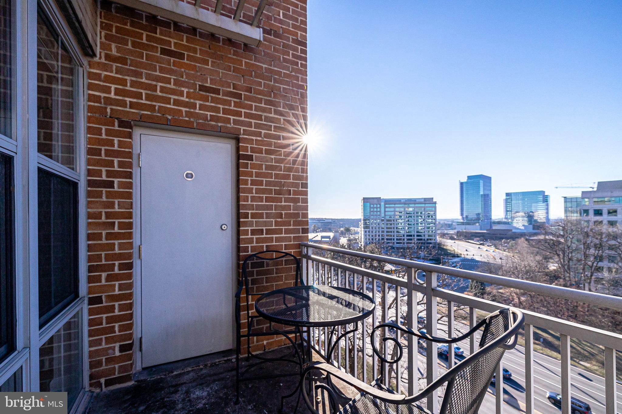 11800 Sunset Hills Road, Unit 1212 Reston, VA 20190 - Photo 37 of 64 View from the balcony - utility closet door shown