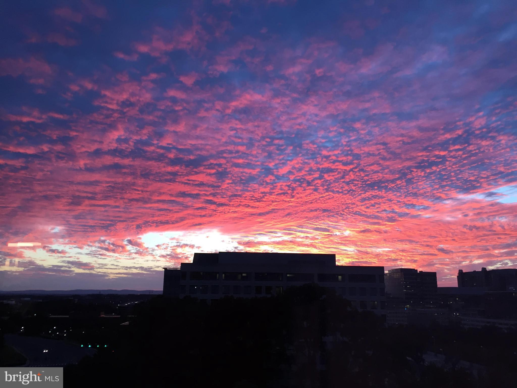 11800 Sunset Hills Road, Unit 1212 Reston, VA 20190 - Photo 39 of 64 Sunset view from the Balcony off the bedroom