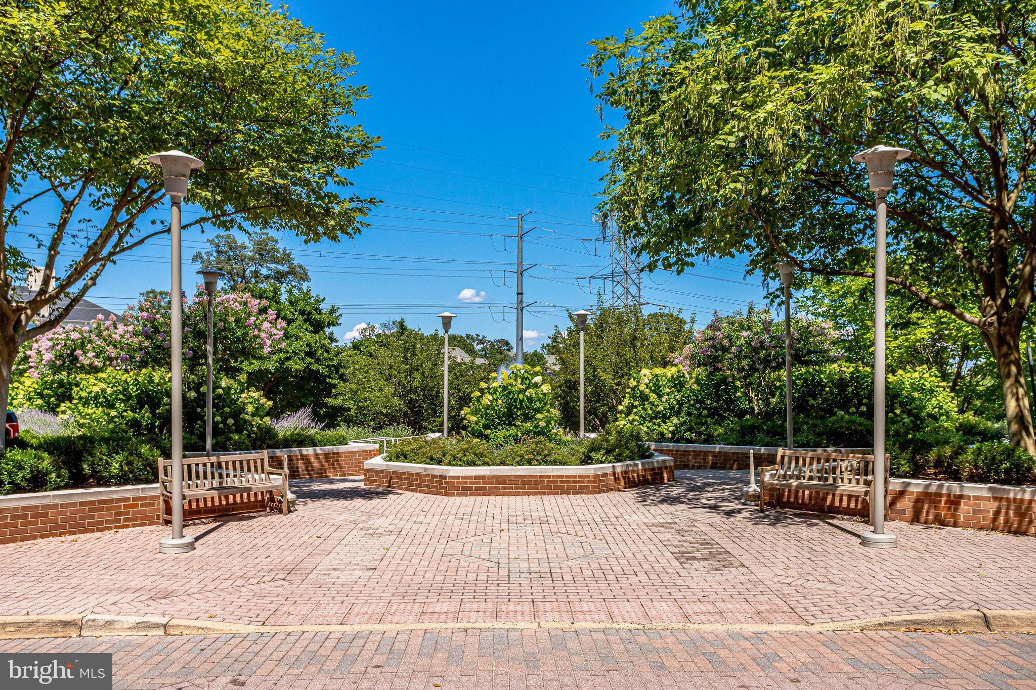 11800 Sunset Hills Road, Unit 1212 Reston, VA 20190 - Photo 56 of 64 Peaceful sitting area next to the W&OD trail
