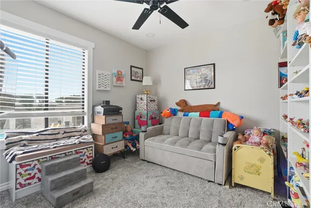 a view of room with baby crib