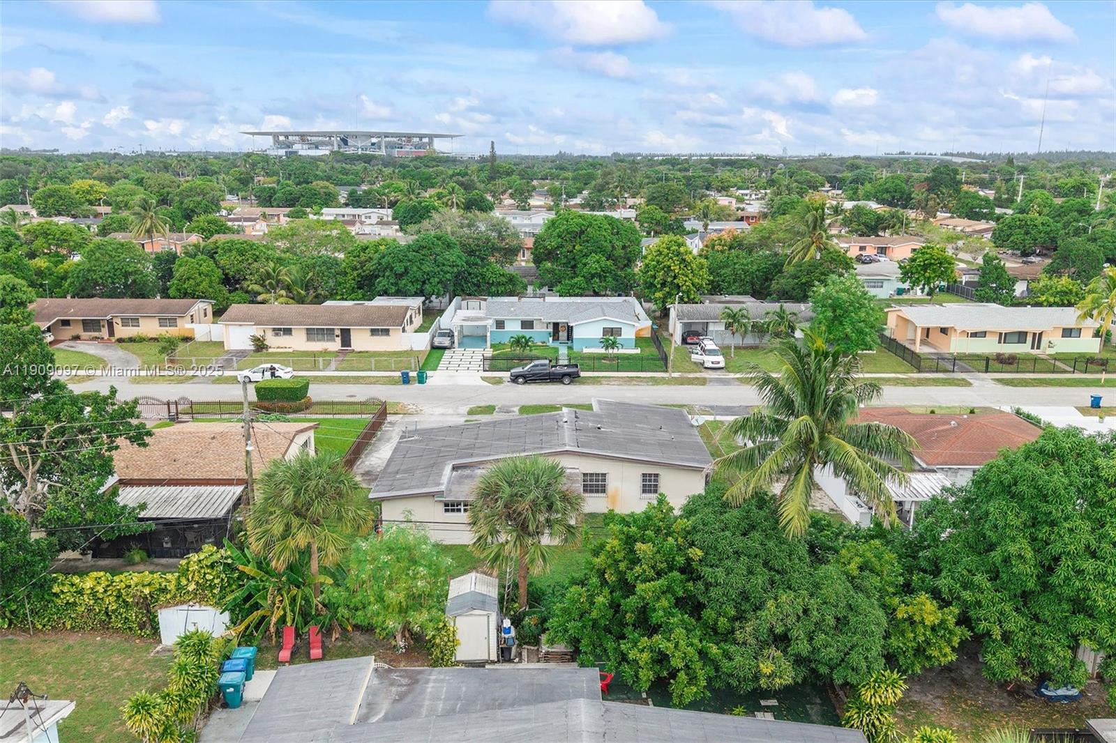 1960 Northwest 187th Street Miami Gardens, FL 33056 - Photo 20 of 23 a view of a city with yard
