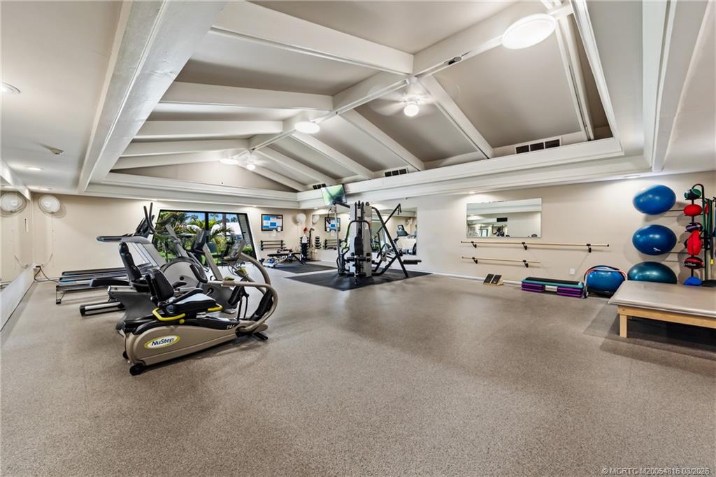 3160 Southeast Gran Via Way Stuart, FL 34996 - Photo 38 of 43 a view of a room with gym equipment