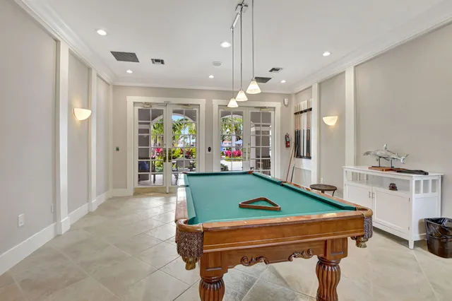 a view of a balcony and city view