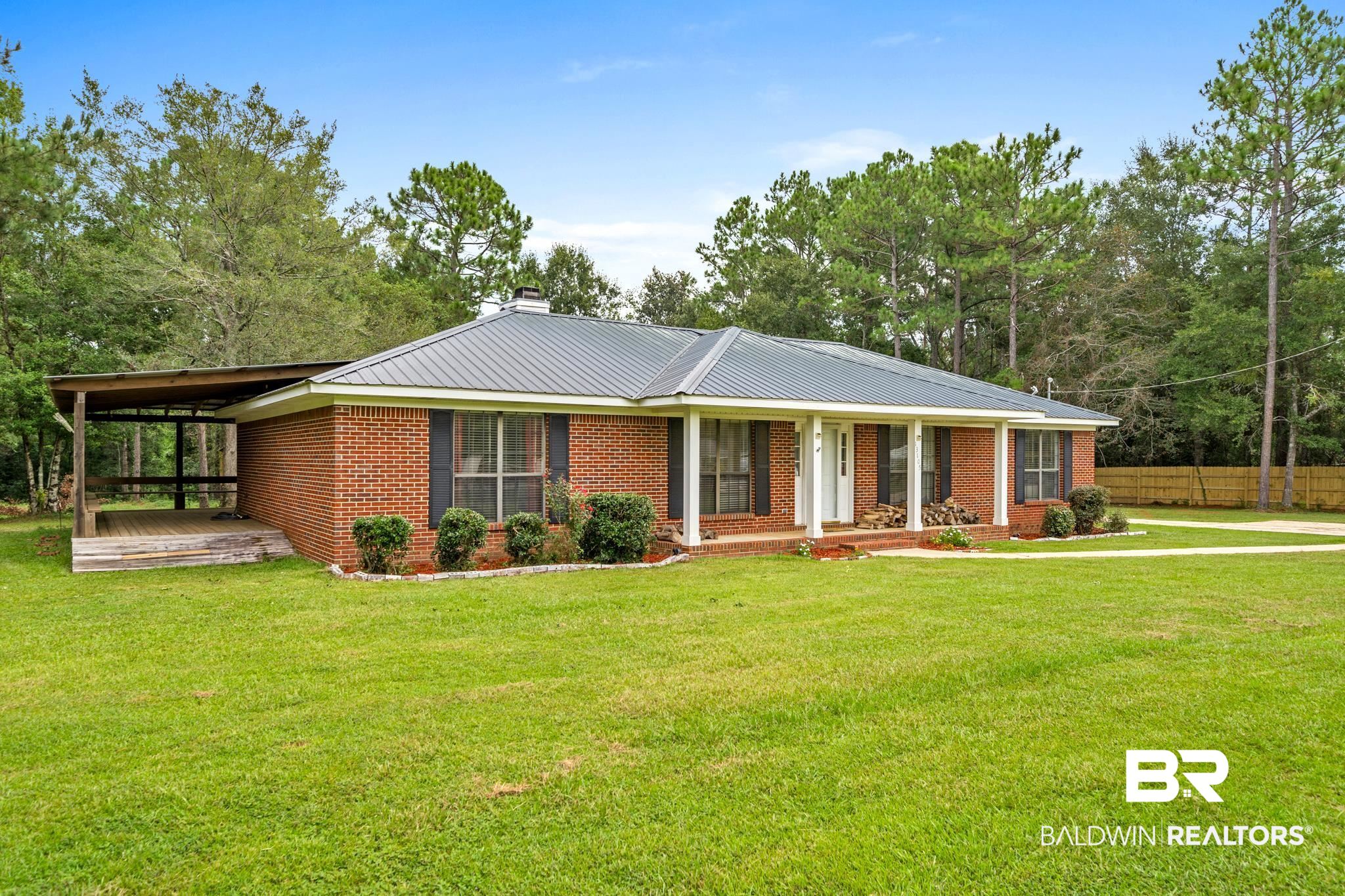 13105 Bromley Road Stapleton, AL 36578 - Photo 3 of 25 Front View W/Porch