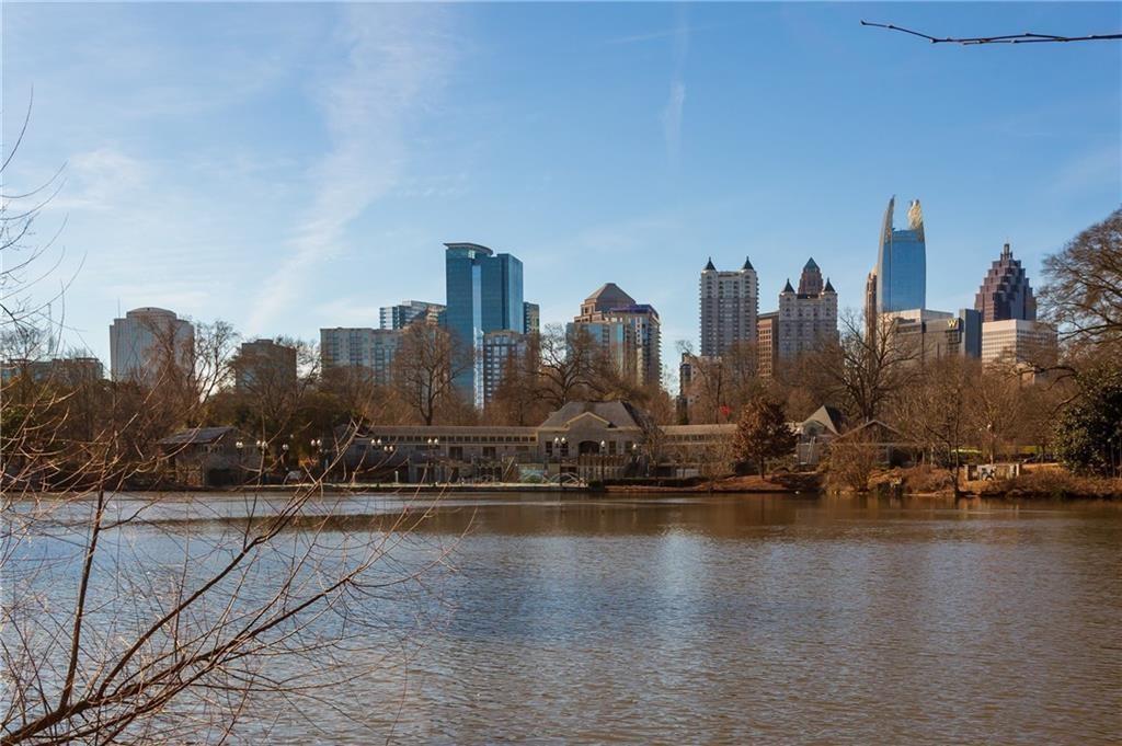 1101 Juniper Street Northeast, Unit 1416 Atlanta, GA 30309 - Photo 19 of 48 a view of a city with tall buildings