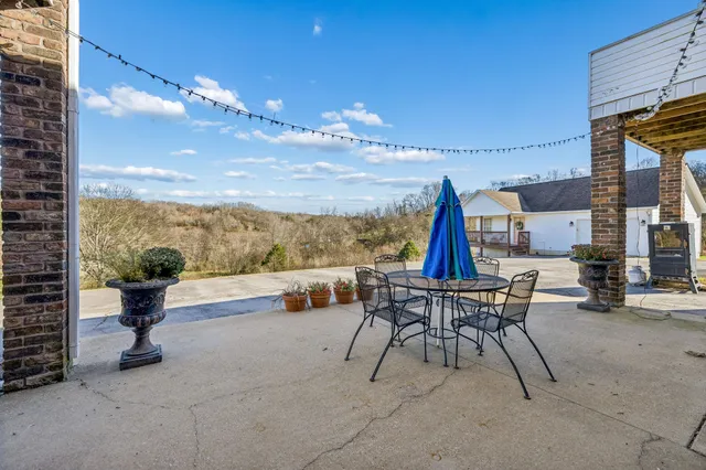 a room with seating space