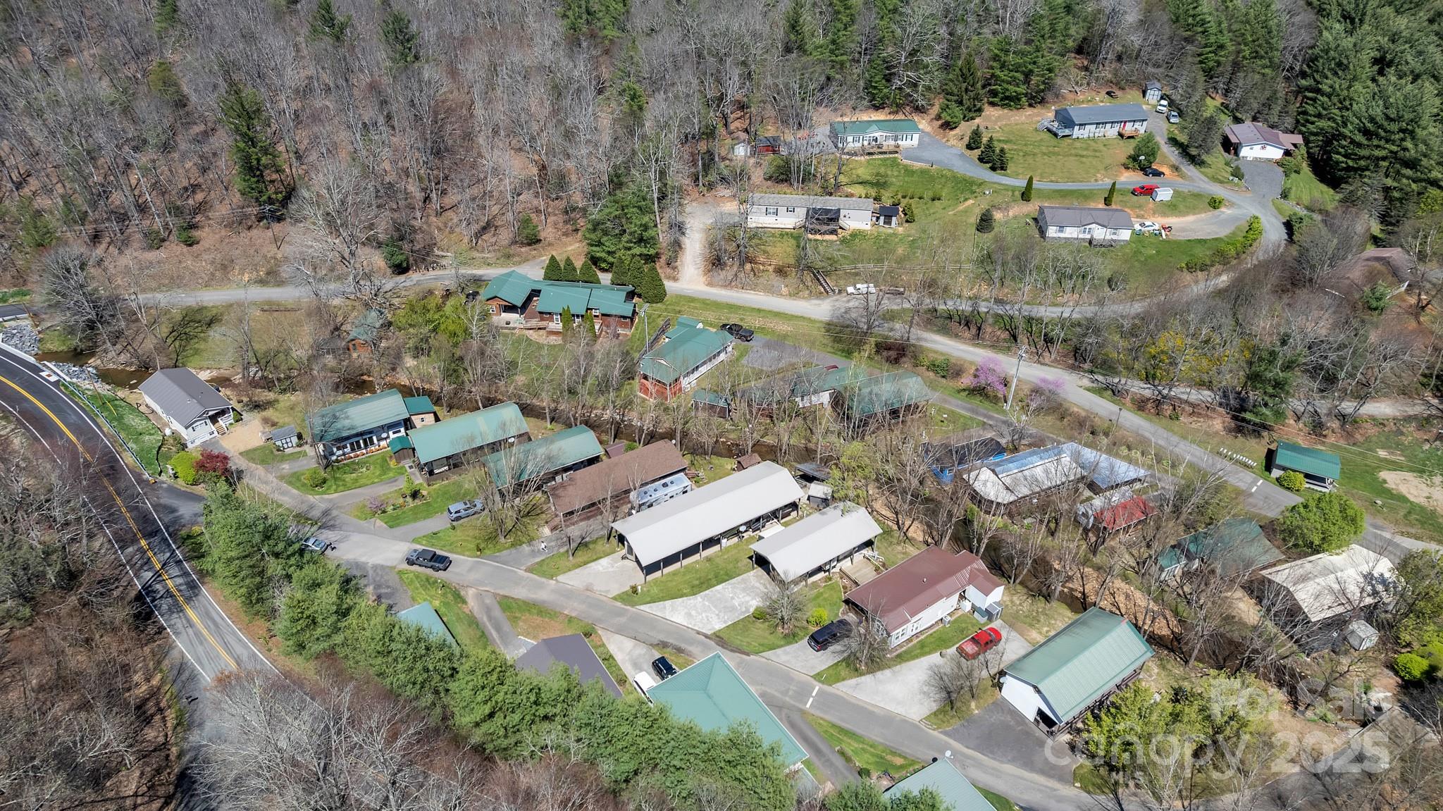 195 Finch Way, Unit 7 West Jefferson, NC 28694 - Photo 38 of 39 an aerial view of residential house with outdoor space and street view
