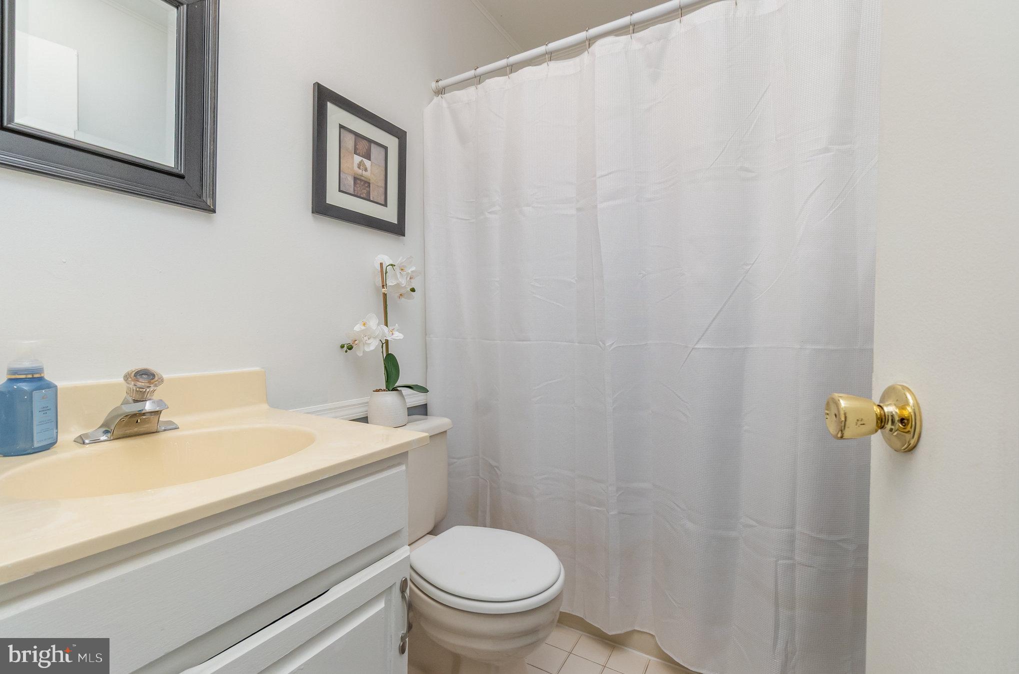 22 Bryce Court Baltimore, MD 21236 - Photo 13 of 28 a bathroom with a sink a toilet and a mirror