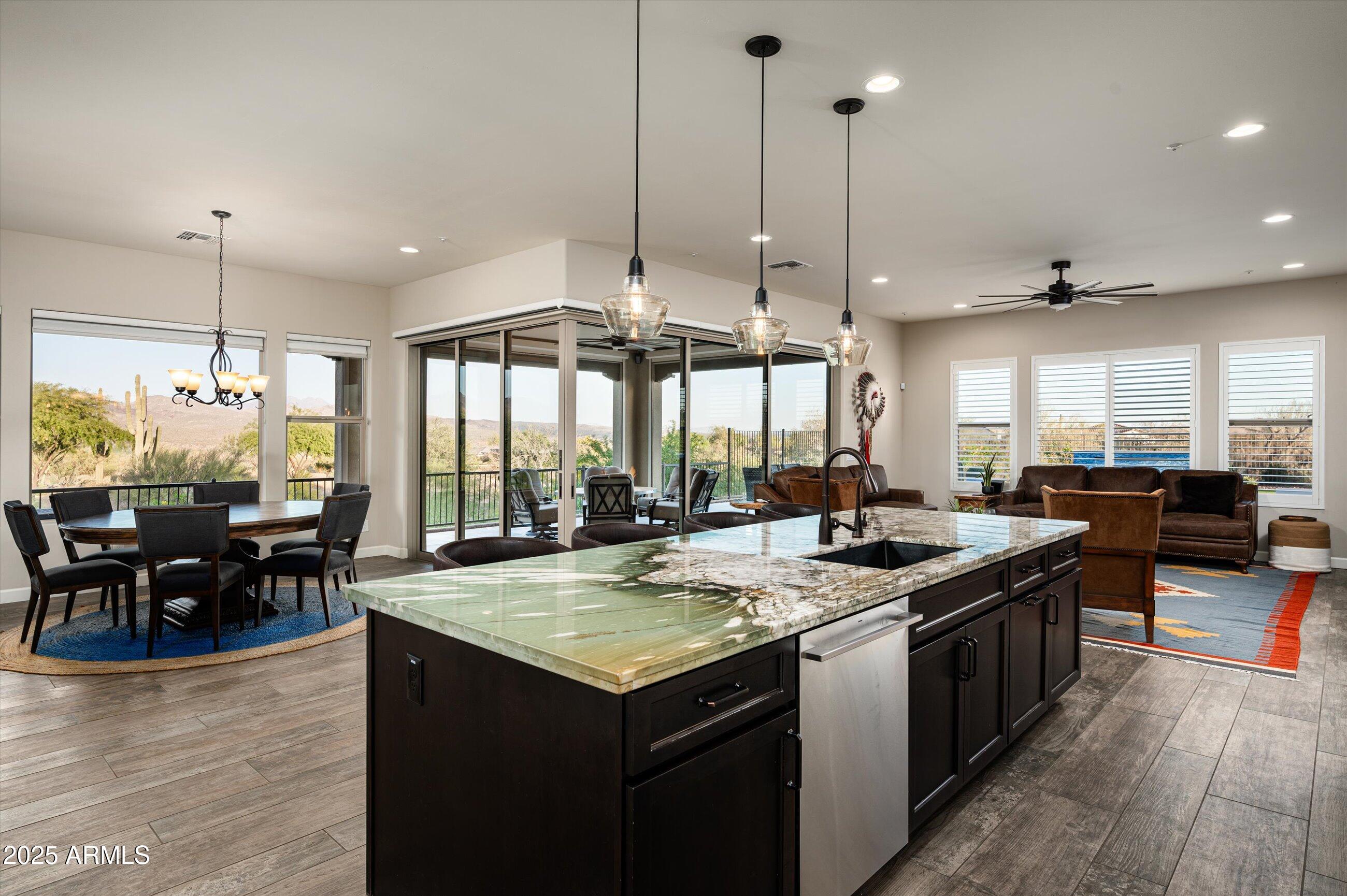 17971 East Cindercone Road Rio Verde, AZ 85263 - Photo 9 of 58 a kitchen with lots of counter top space