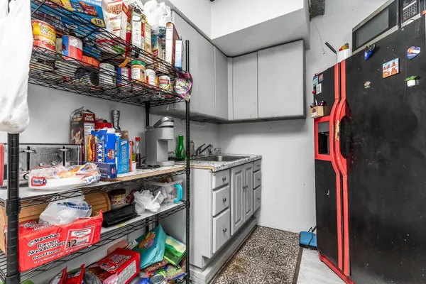 a view of storage and utility room