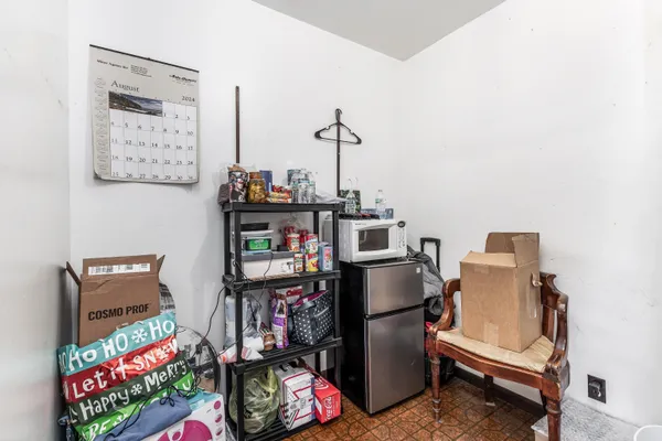 a room with storage and utility