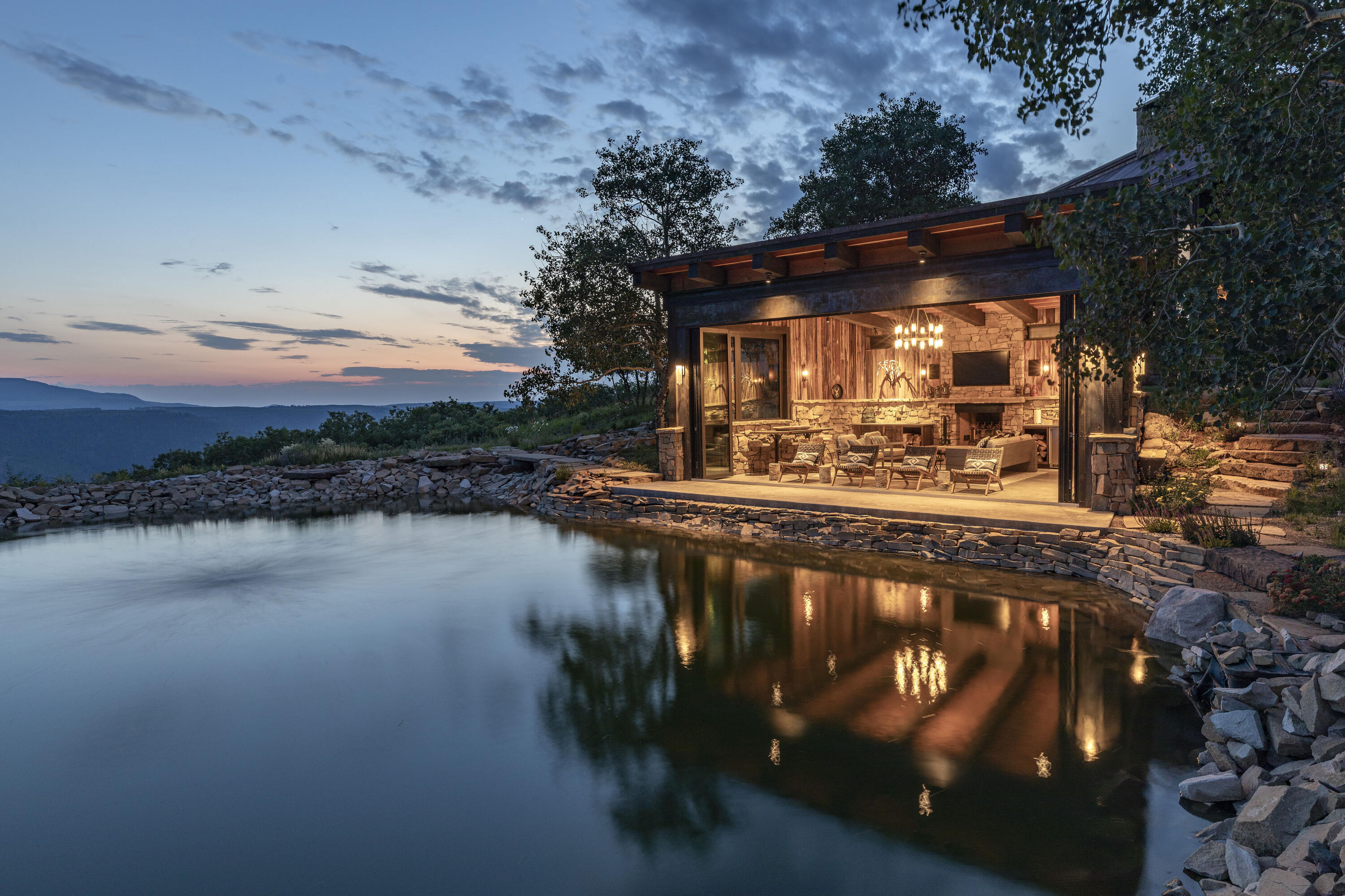 7039 Last Dollar Road Telluride, CO 81435 - Photo 37 of 52 a view of a lake from a balcony