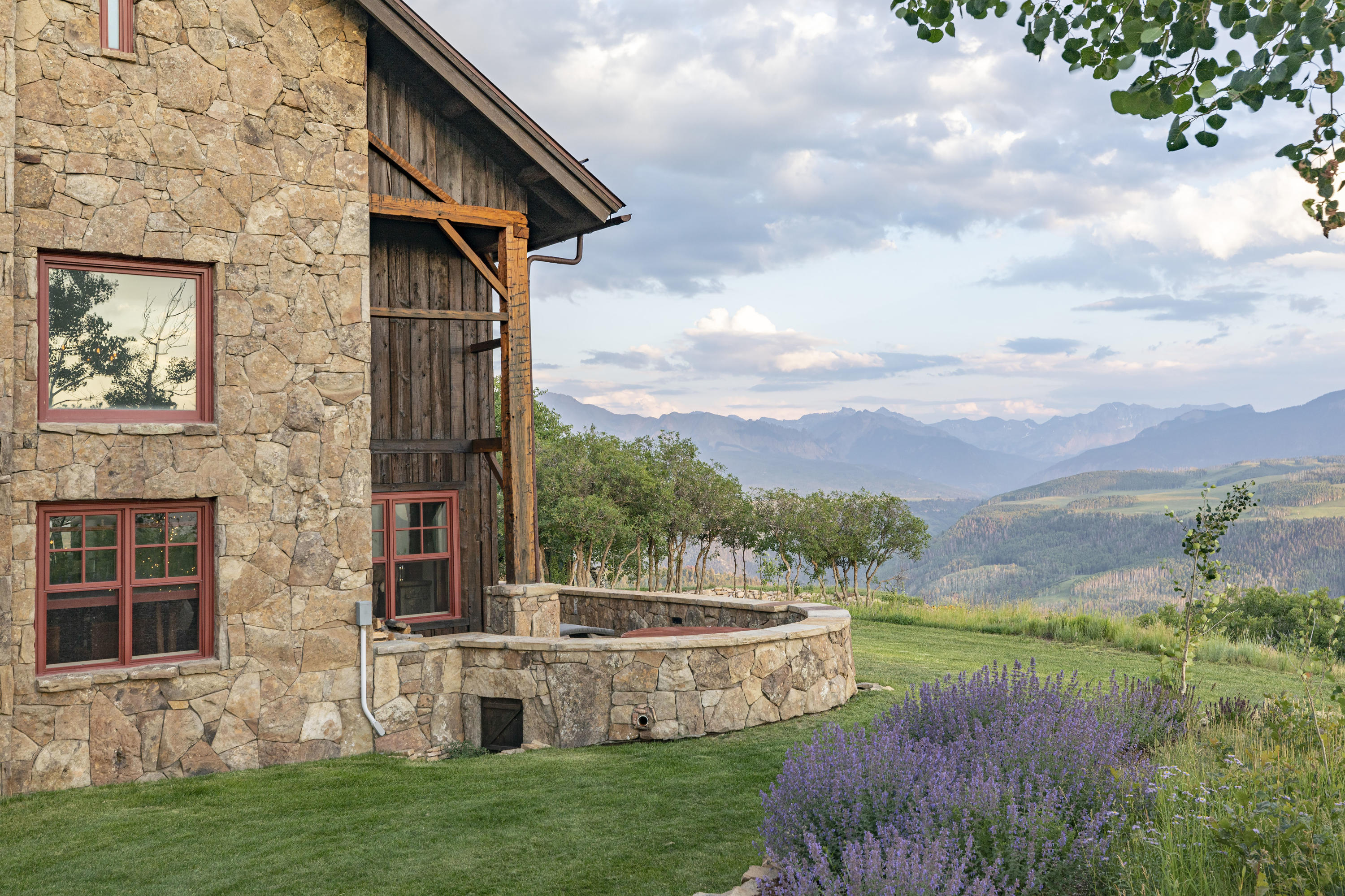 7039 Last Dollar Road Telluride, CO 81435 - Photo 44 of 52 a front view of a house with a yard