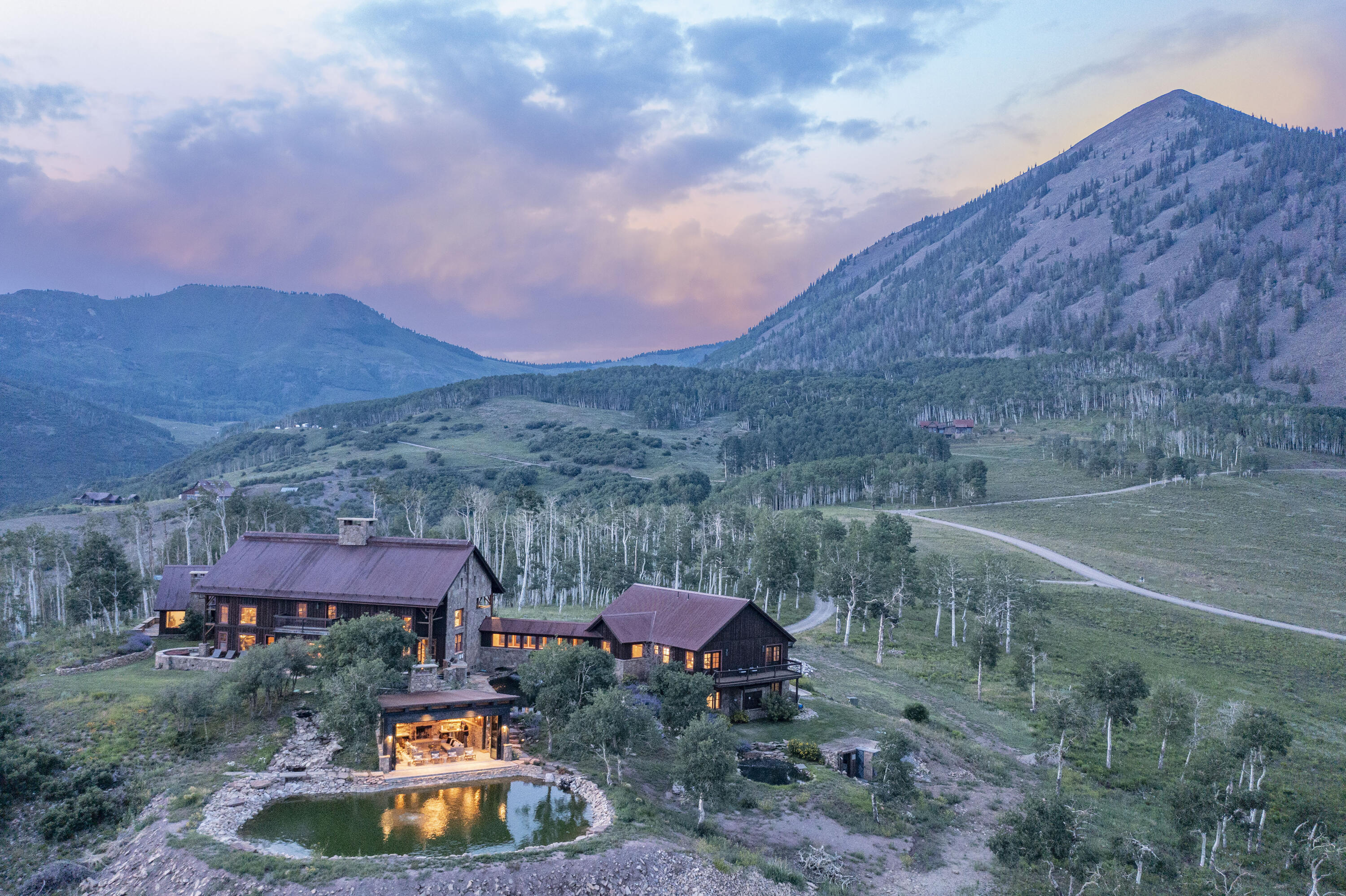 7039 Last Dollar Road Telluride, CO 81435 - Photo 5 of 52 an aerial view of residential houses and outdoor space