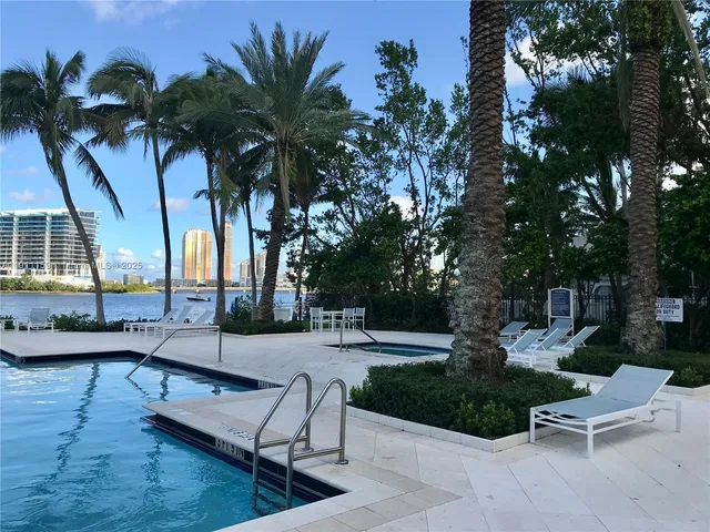 an aerial view of an outdoor space