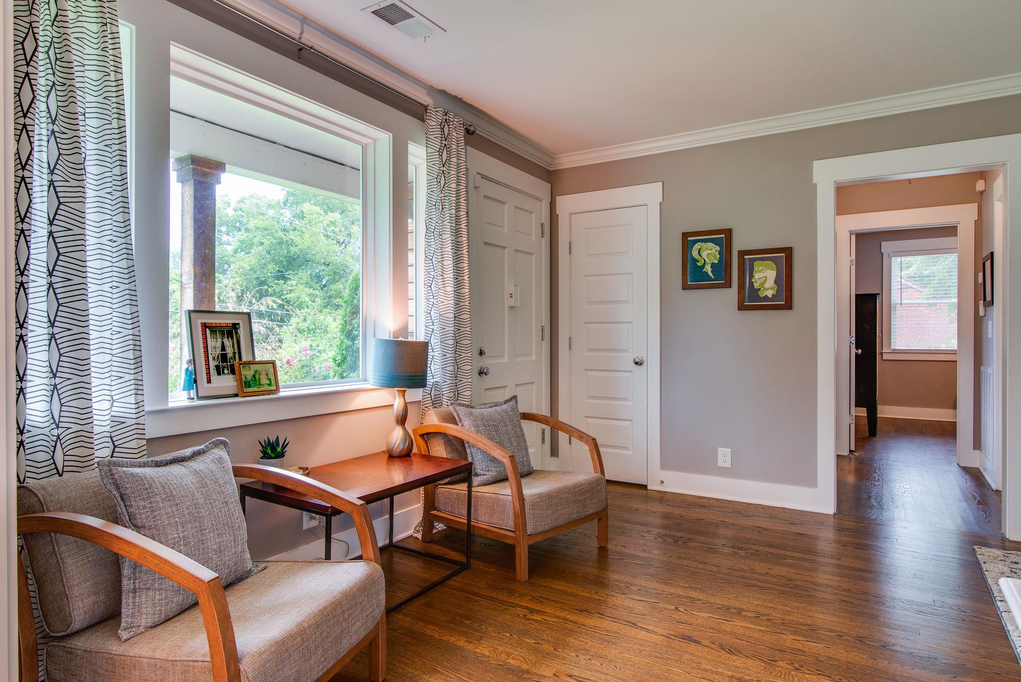 2300 Porter Road Nashville, TN 37206 - Photo 5 of 30 Reading nook in the living room is a great spot for some morning coffee.