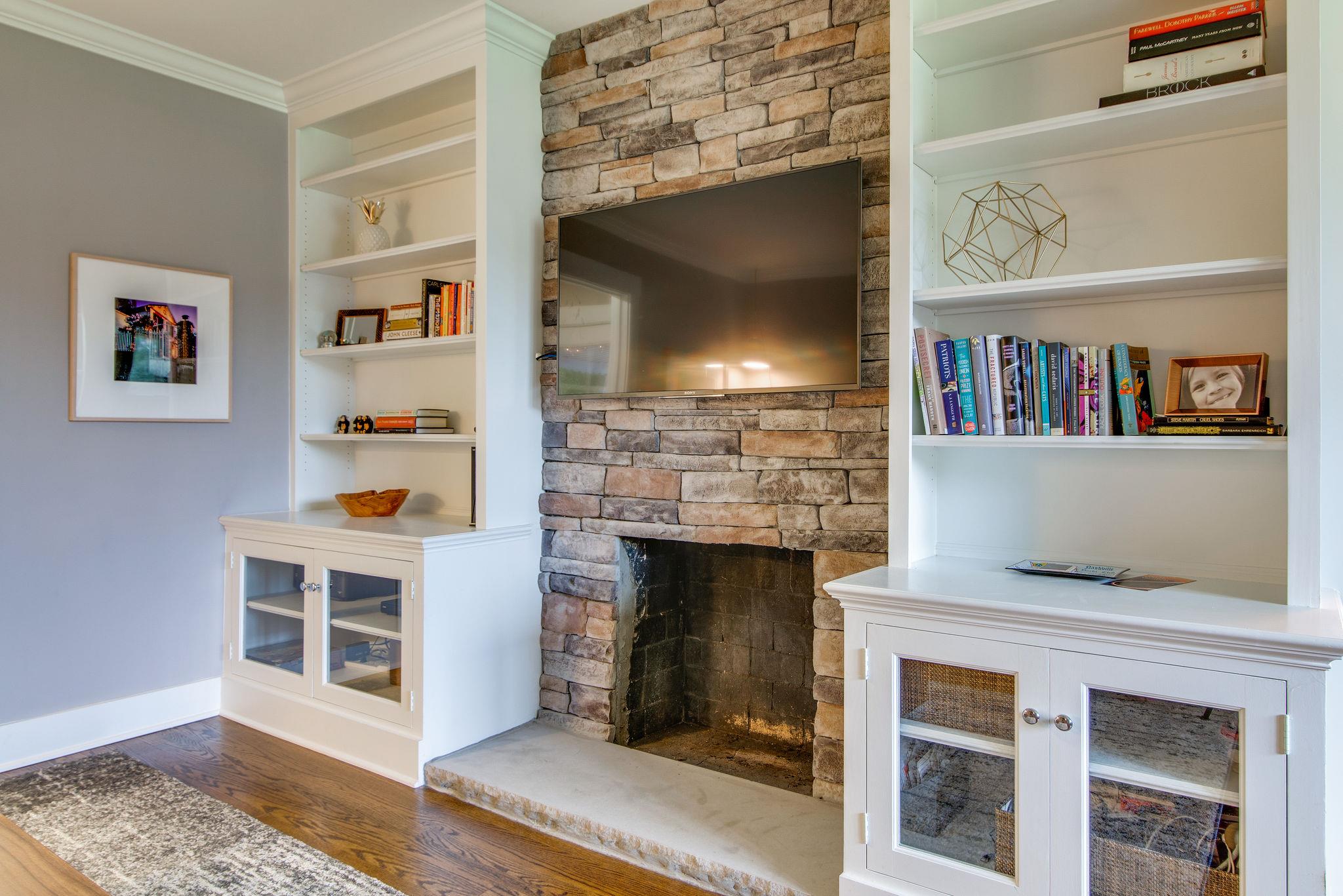 2300 Porter Road Nashville, TN 37206 - Photo 8 of 30 Built-ins have plenty of storage opportunity and a great place to hide your tech.