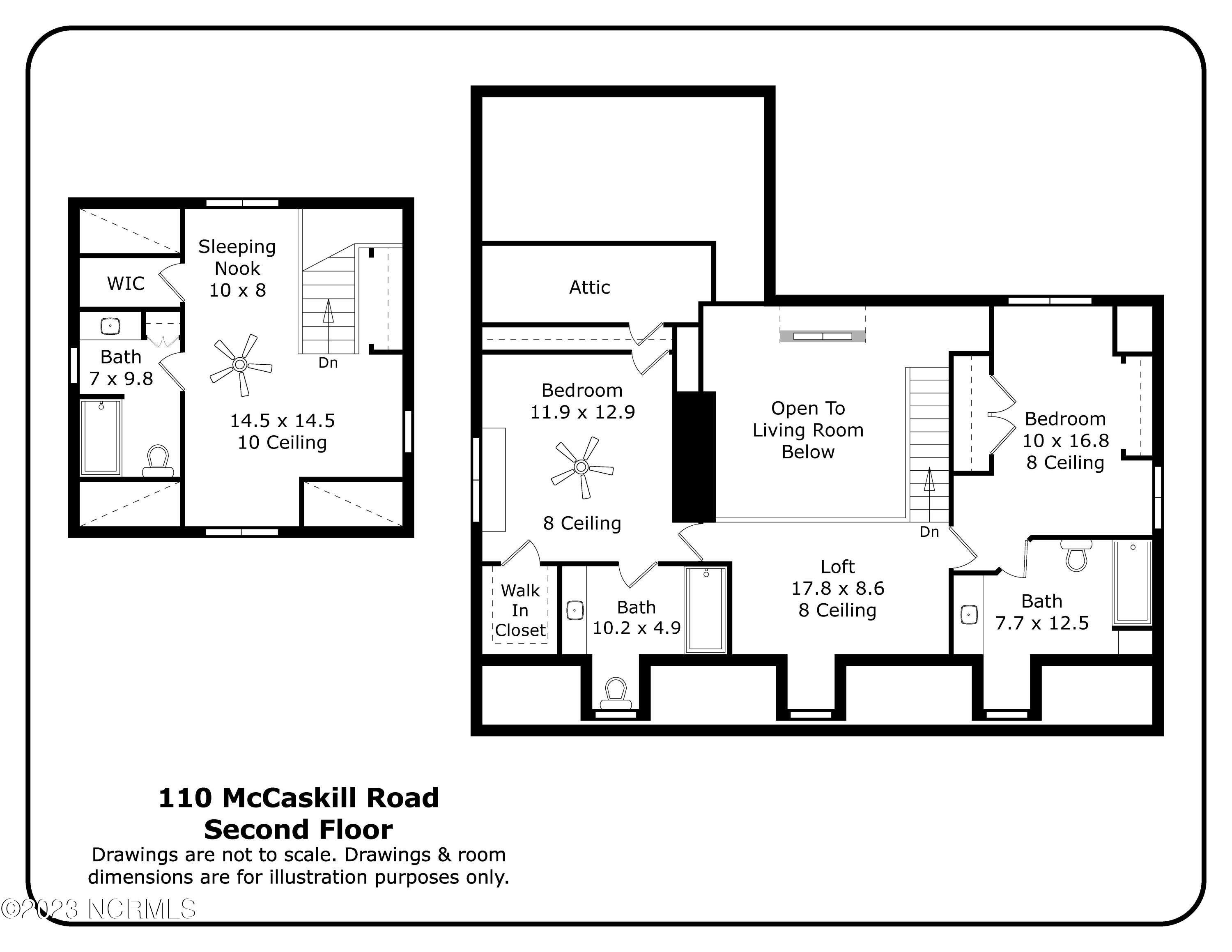 110 McCaskill Road East Pinehurst, NC 28374 - Photo 26 of 26 110 McCaskill Road_Second Floor