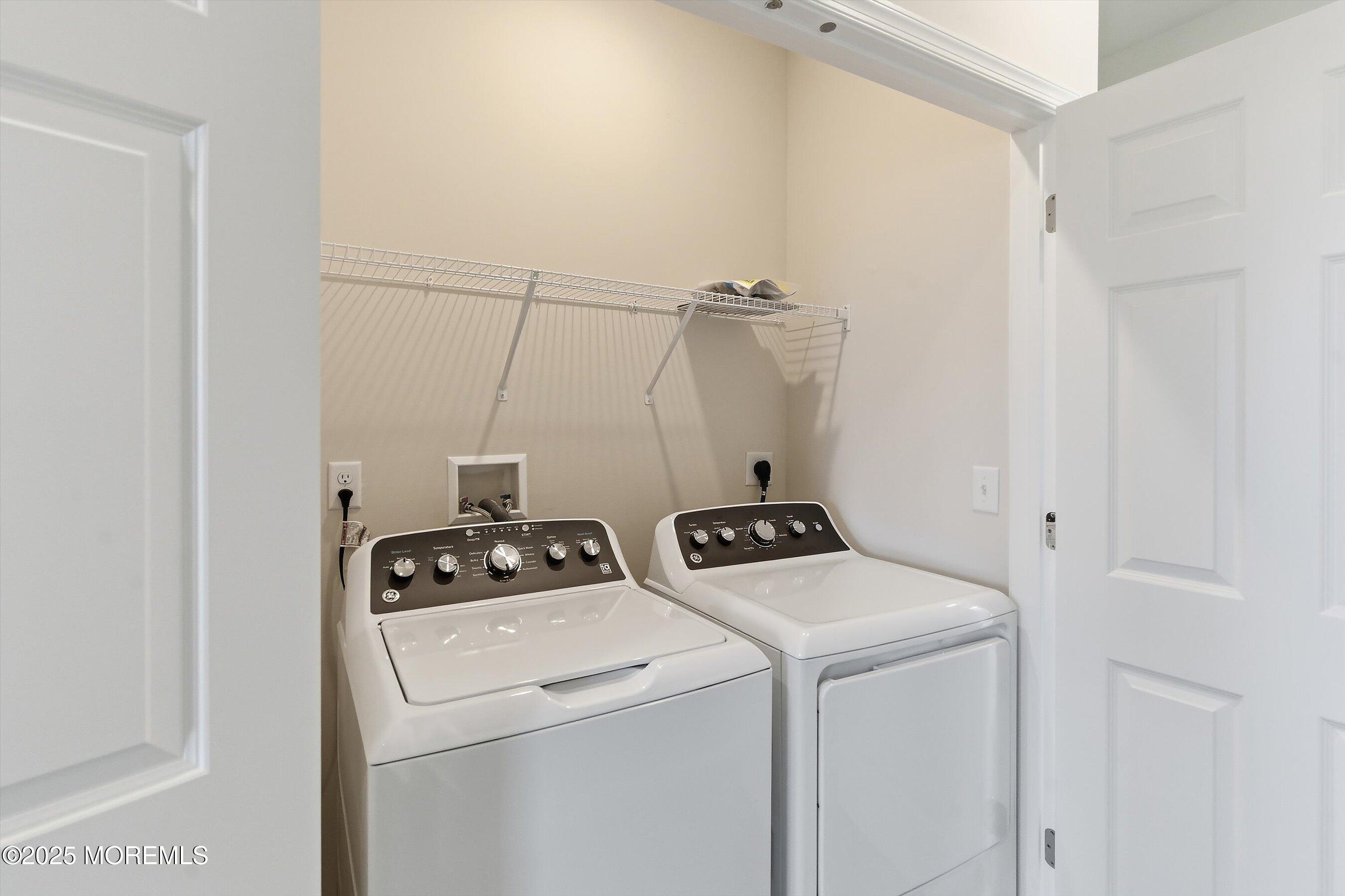 12 Barton Avenue Oceanport, NJ 07757 - Photo 18 of 22 a utility room with dryer and washer