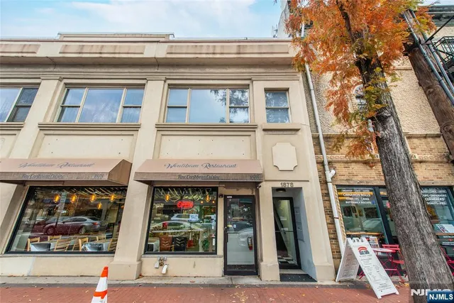 a view of a building with a outdoor space